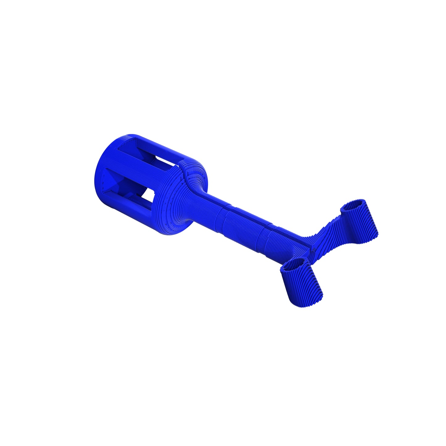 DJI O3 AirUnit Antenna Mount 3D Printed TPU Blue
