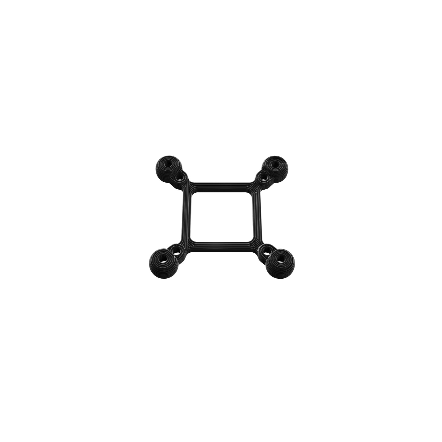 DJI O3 20x20 Mounting Adapter TPU 3D Printed Black