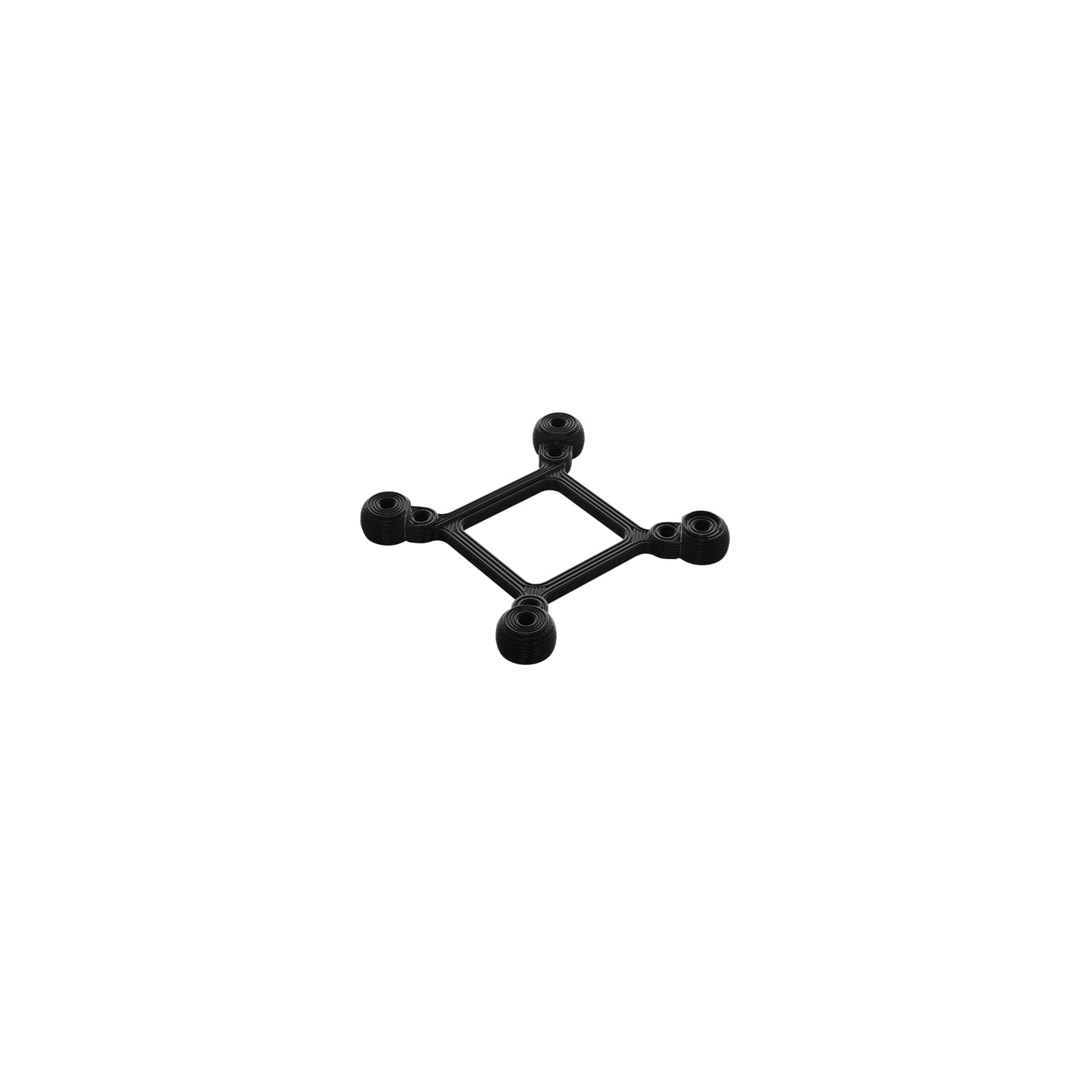 DJI O3 20x20 Mounting Adapter TPU 3D Printed Black