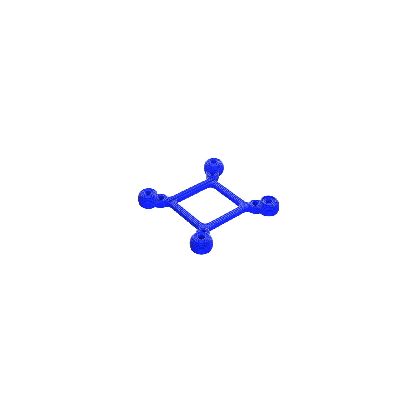 DJI O3 20x20 Mounting Adapter TPU 3D Printed Blue