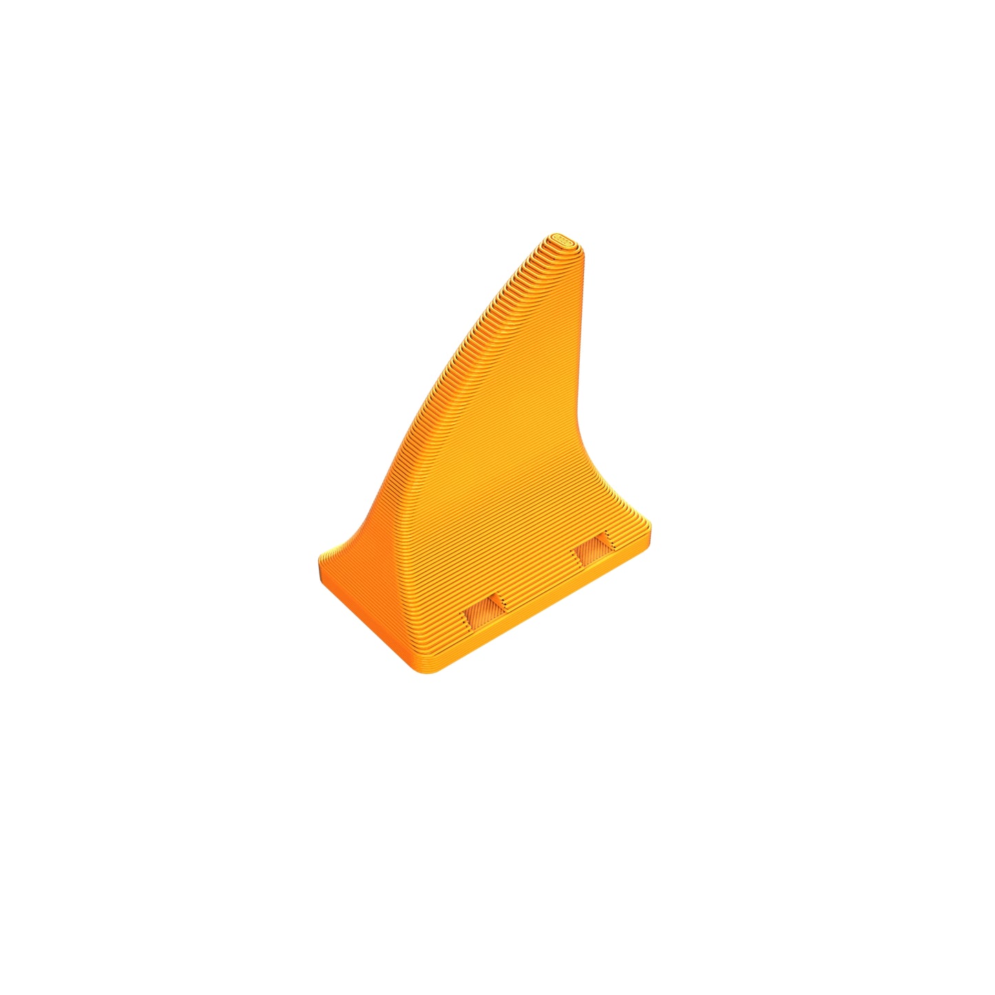 FPV Drone 3D Printed Accessory Shark Fin TPU Turtle Mode Orange
