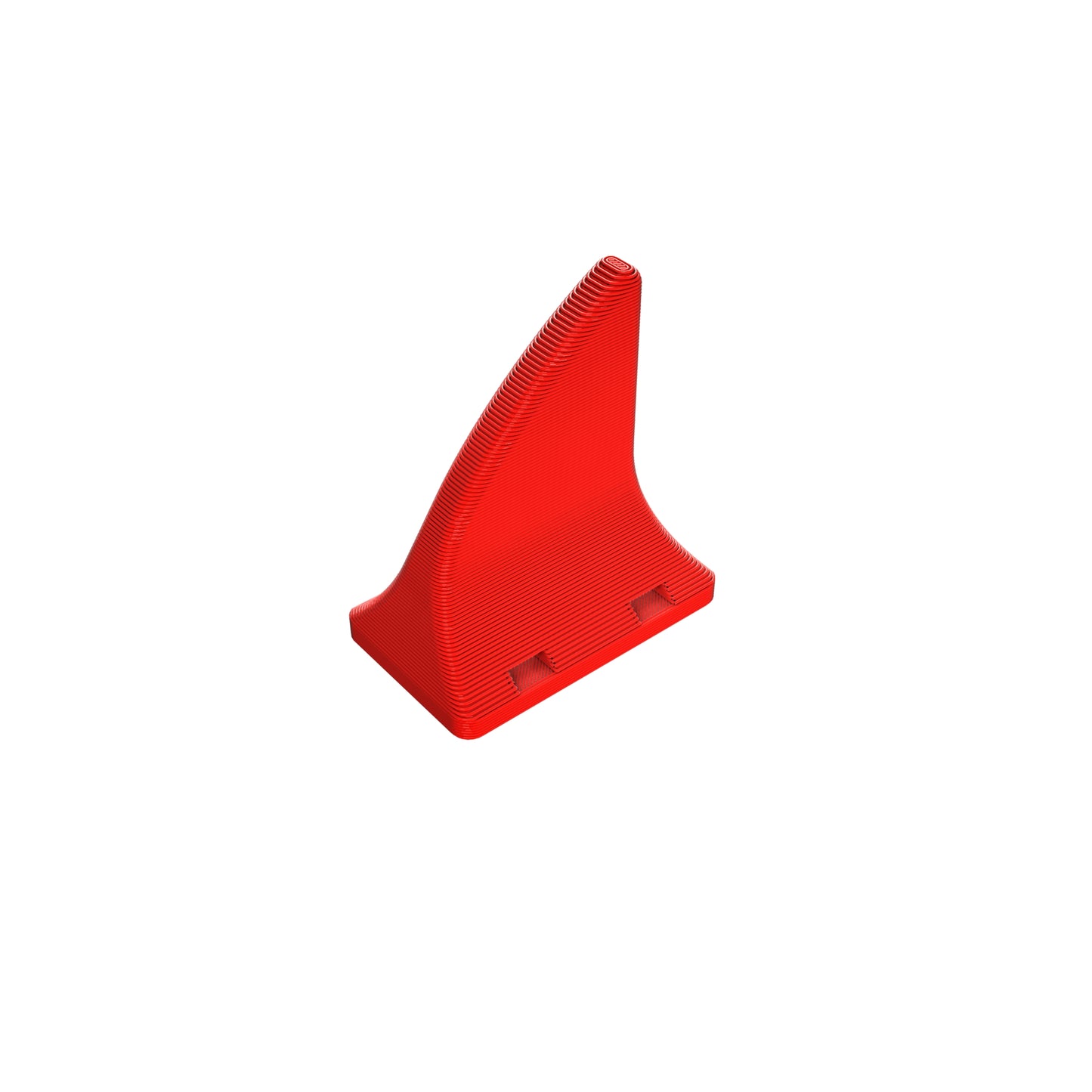 FPV Drone 3D Printed Accessory Shark Fin TPU Turtle Mode Red
