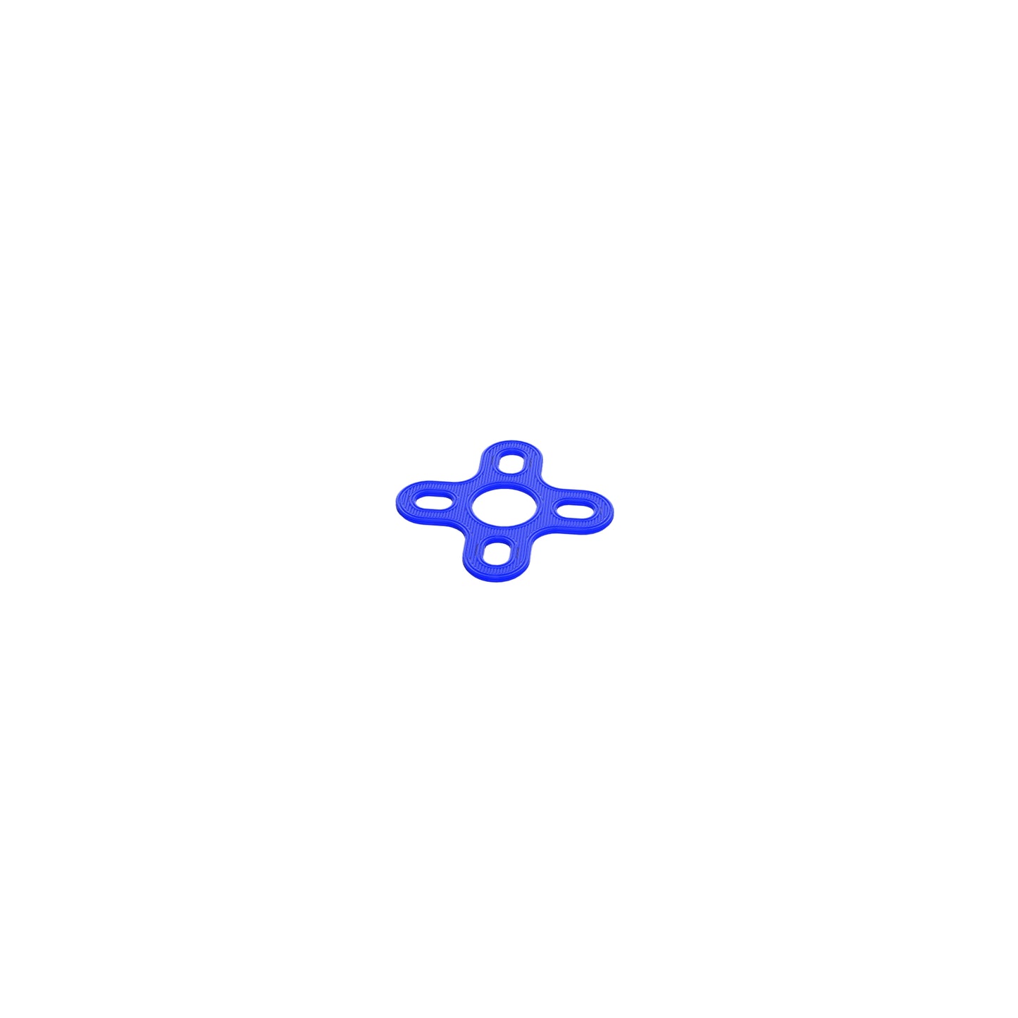 FPV Custom Soft Mount for FPV Motor for 17x17 or 19x19 FPV Motor TPU 3D Printed Blue