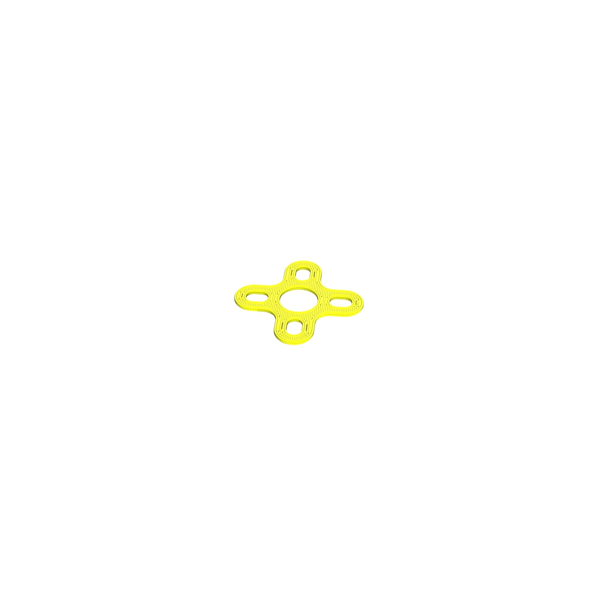 FPV Custom Soft Mount for FPV Motor for 16x16 or 19x19 FPV Motor TPU 3D Printed Neon Yellow