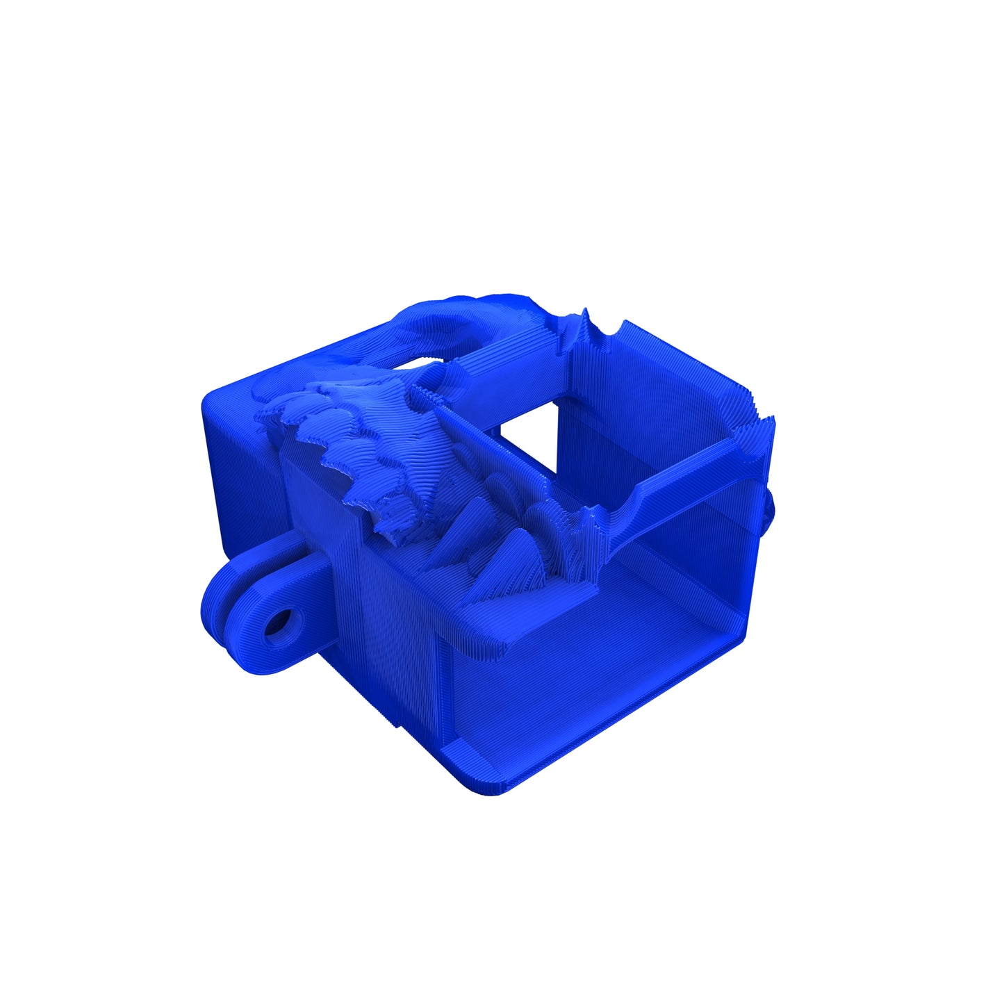 GoPro 5 6 7 Hero Black Skull Case Blue Camera Mount