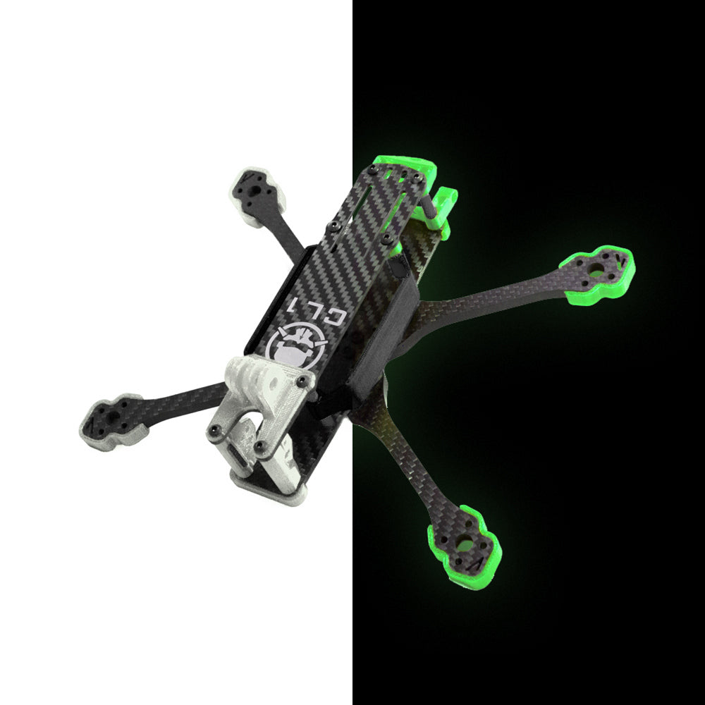 Rotor Riot CL1-VS Crossfire Mount Transparent Glow IN The Dark