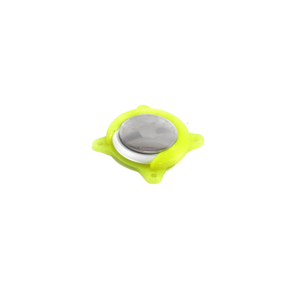 fpv drone apple airtag stack mount neon yellow