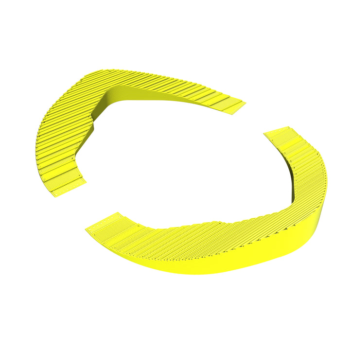 DJI Goggles V1/V2 Side Spacers TPU 3D Printed Neon Yellow