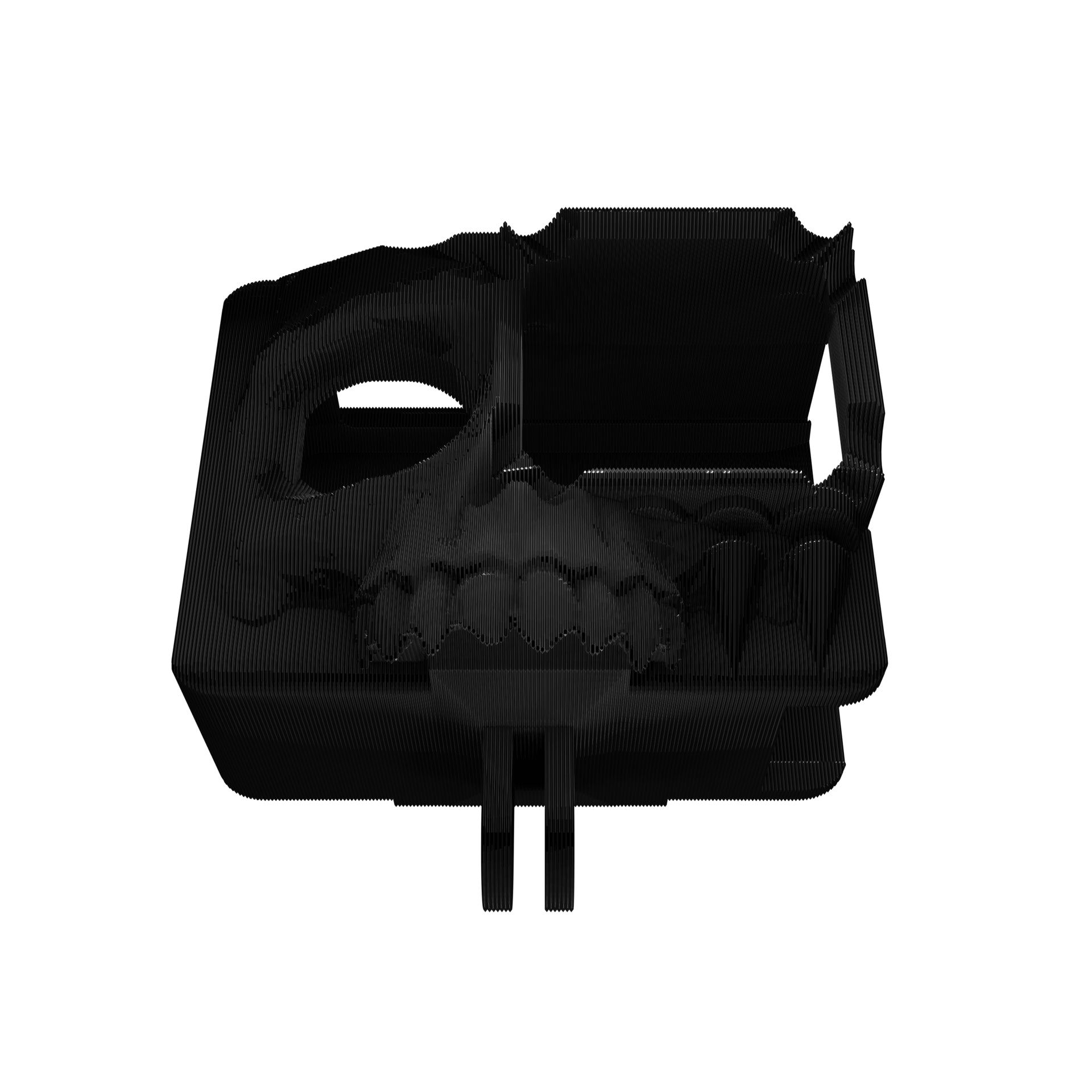 GoPro 5 6 7 Hero Black Skull Case TPU 3D Printed FPV Part