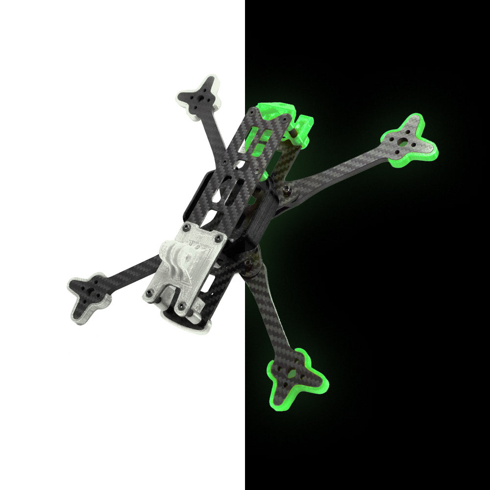 Hyperlite Glide 5 inch Arm Guards TRansparent Glow in the dark