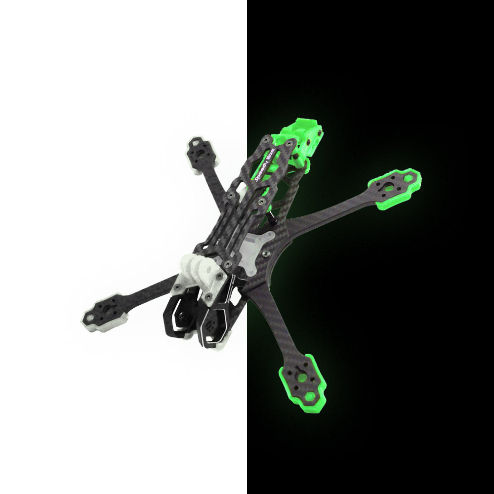 SpeedyBee Master 5 Crossfire Mount Transparent glow in the dark