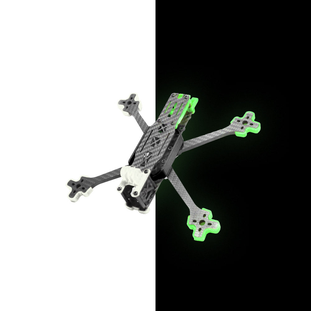 TBS Source One V5 Crossfire Mount Candy Transparent glow in the dark