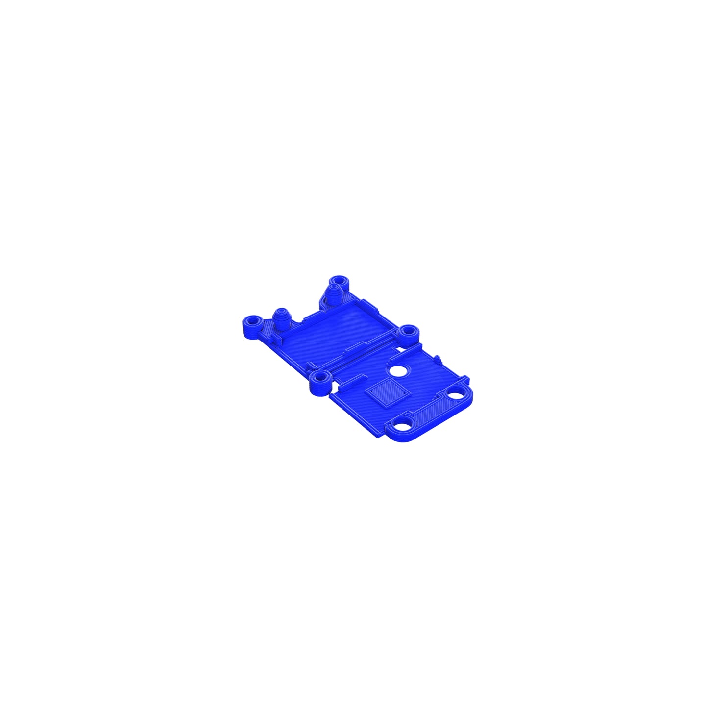 Crossfire 20 x 20 TPU Stack Mount 3D Printed Blue