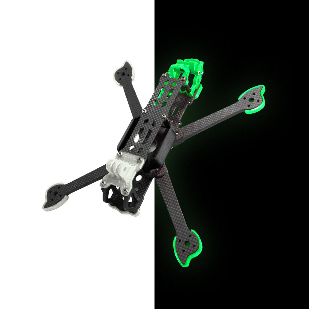 iFlight Nazgul5 V3 Crossfire and GPS Mount Transparent Glow In The Dark