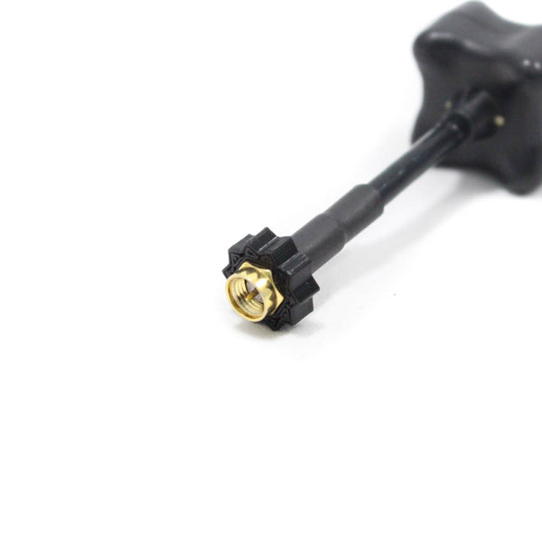 FPV Antenna Hex Handler Black On Antenna