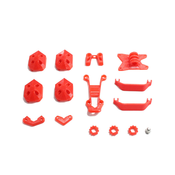 Lumenier QAV-S 5" Protection Kit Protective Parts TPU Red